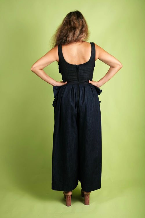 Lotus Jumpsuit | Midnight Denim