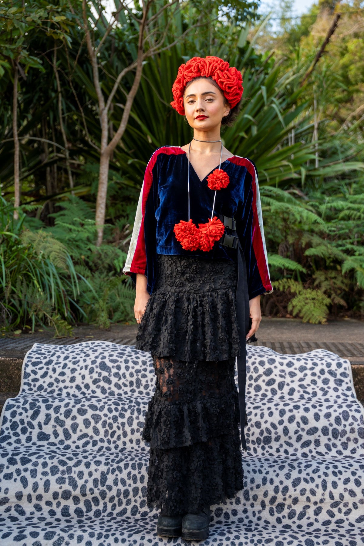 Peking Tiered Skirt