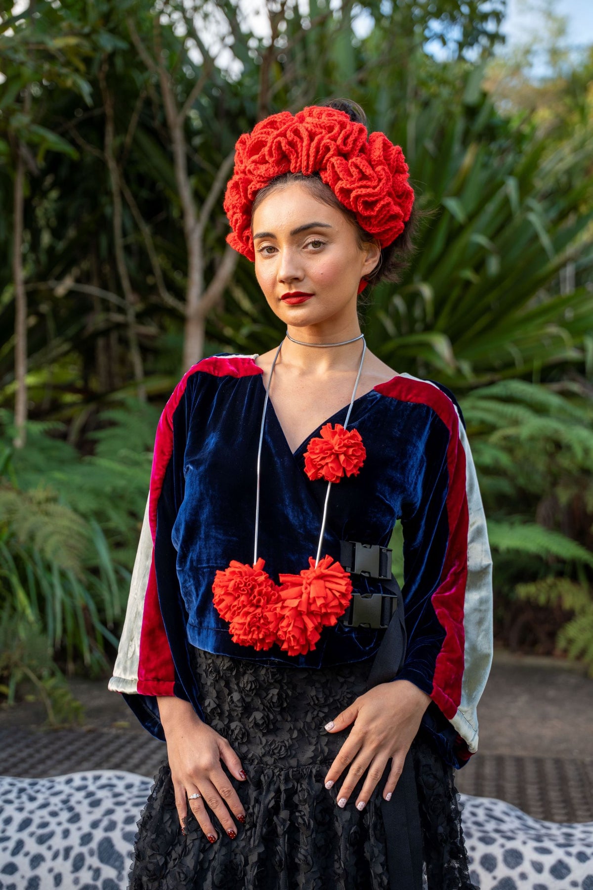 Peking Wrap Top