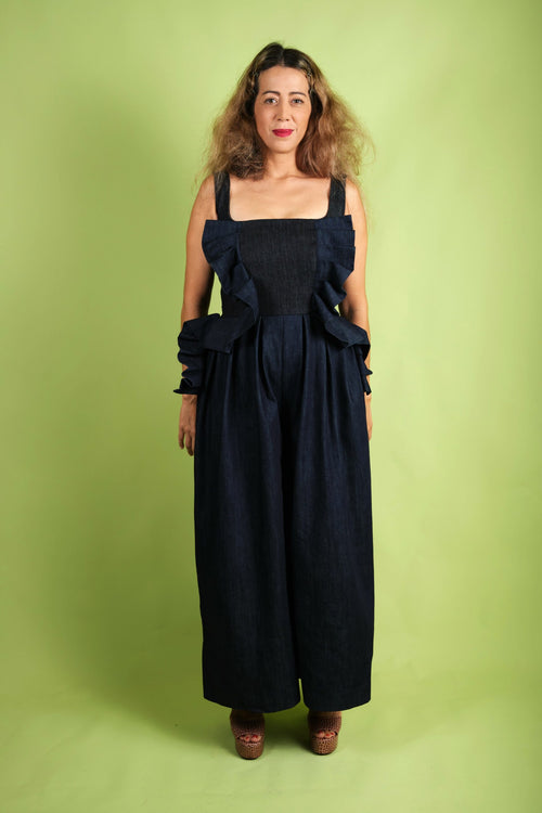 Lotus Jumpsuit | Midnight Denim