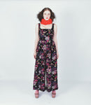Lotus Jumpsuit | Embroidered Velvet